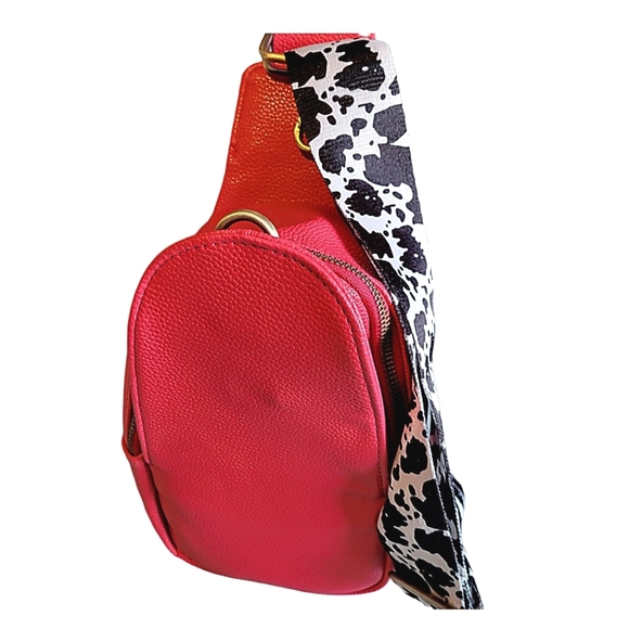 HOT PINK GUITAR STRAP SLING BAG - Picture 4 of 12